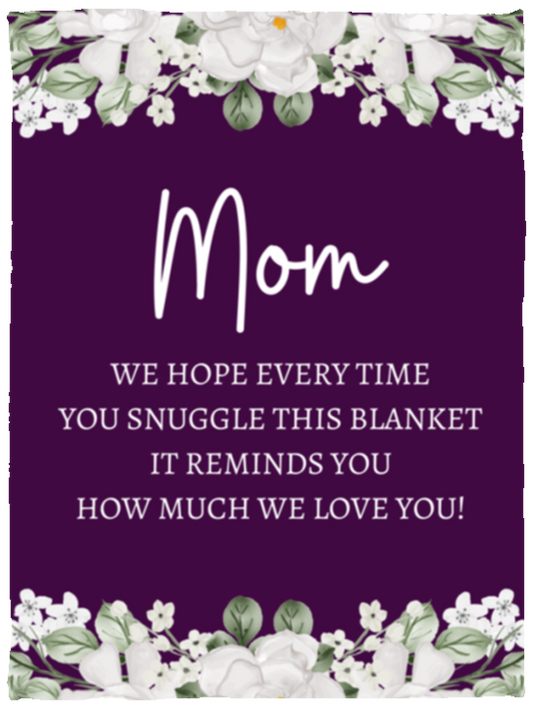 MOM FLOWER BLANKET GIFT